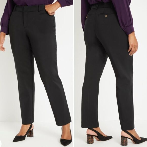 New! Eloquii black ankle pants, size‎ 26L - Picture 1 of 14